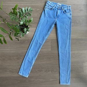 Levi's 721 "Vintage High Skinny" High-Rise Light Blue Jeans